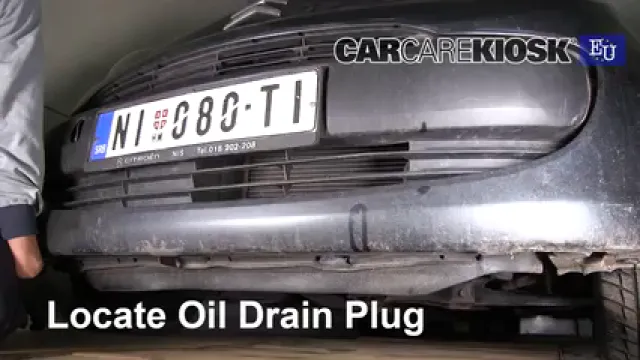 2008 Citroen C1 Advance 1.0L 3 Cyl. Oil Change Oil and Oil Filter